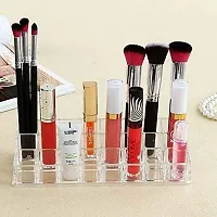 EBOFAB LIPSTIC 24 BOX Clear Acrylic Brush Compacts Eye Shadows Lipsticks Nail Polish Holder Storage Box Nail Paint/Polish Tray-thumb3