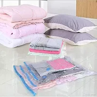 EBOFAB 2PCS VACCUM BAG 60X80 Vacuum Seal Bags space saver Travelling bag for Extra Clothes,Pillows,ziplock bags-thumb1