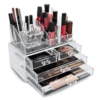 EBOFAB Acrylic Cosmetic Storage Box with Drawers Lipstick Storage Makeup Storage Box for Dressing Table-thumb3