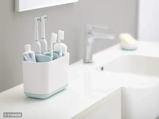 EBOFAB Bathroom Caddy Multi Function Easy Store Shower and Bathroom Organizer Bathroom Kitchen Easy-Store Toothbrush Caddy, Bathroom Toothbrush Toothpaste Tube Holders Organizer-thumb3