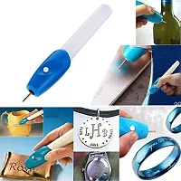 EBOFAB Power Engraving Pen Etching Carving Name Engrave It Electric Machine with Extra Tool Engrave It Engraving Electric Pen for Wood, Metal, Plastic, Leather-thumb4