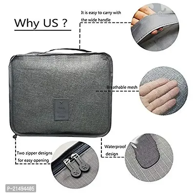 EBOFAB Multipurpose Laundry Zipper Bags Travel Organizer Bag Luggage Case Traveling Cloth Organizer Cosmetics Makeup Bag Pouch Waterproof multicolour 6 PCS-thumb3