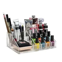 EBOFAB Cosmetic Makeup Organizer Acrylic Lipstick Storage Makeup Brush Nail Paint Stand Holder Display Storage Stand-thumb1