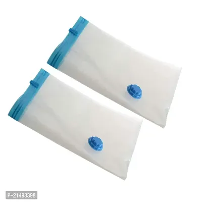 EBOFAB 2PCS VACCUM BAG 60X80 Vacuum Seal Bags space saver Travelling bag for Extra Clothes,Pillows,ziplock bags-thumb0