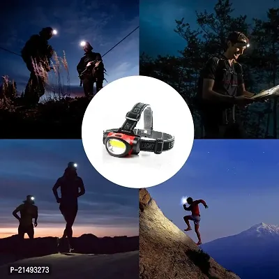 EBOFAB LED Flash Light Zoomable Headlamp for Running, Cycling, Camping Head Torch Light with Ultra Bright Light(Multicolour)-thumb4