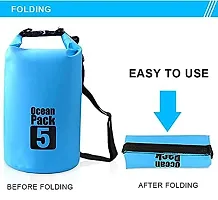 EBOFAB 5L Ocean Bag Pack | Dry Bag Waterproof | Travel, Sports Outdoor Bag | Boating Floating Hiking-thumb4