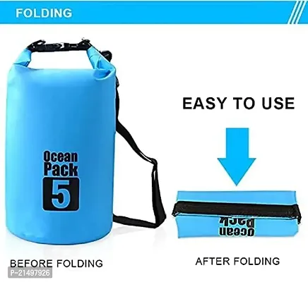 EBOFAB 5L Ocean Bag Pack | Dry Bag Waterproof | Travel, Sports Outdoor Bag | Boating Floating Hiking-thumb5