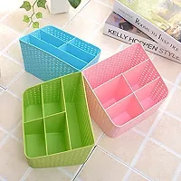 EBOFAB Basket Storage Box Tray Organiser Container for Kitchen Cosmetic Bathroom Tools Holder Tapered Hollow Basket Woven Organizer/bin/Basket-thumb2