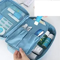 EBOFAB Multi Function Travel Cosmetic, Case Organizer Makeup Kit,Holder Bag Toiletry Inner Ware Storage Pouch  Wash Bag Men Women Girls (Multicolor)-thumb1
