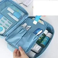 EBOFAB Multi Function Travel Cosmetic, Case Organizer Makeup Kit,Holder Bag Toiletry Inner Ware Storage Pouch  Wash Bag Men Women Girls (Multicolor)-thumb2