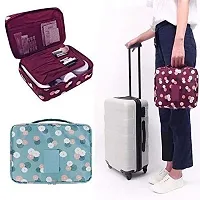 EBOFAB Multi Function Travel Cosmetic, Case Organizer Makeup Kit,Holder Bag Toiletry Inner Ware Storage Pouch  Wash Bag Men Women Girls (Multicolor)-thumb2