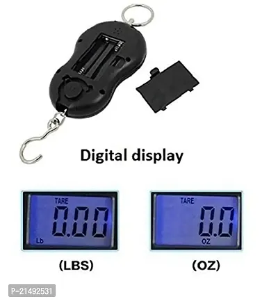 EBOFAB 40KG Fishing Hook Portable Handy Pocket Smile Mini Electronic Digital-LCD Scale Luggage Balance Weight Weighing Hanging Scale-thumb3