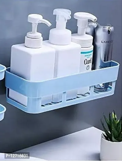 Multipurpose Kitchen, Bathroom Shelve Storage Rack Self Adhesive Organizati (1)
