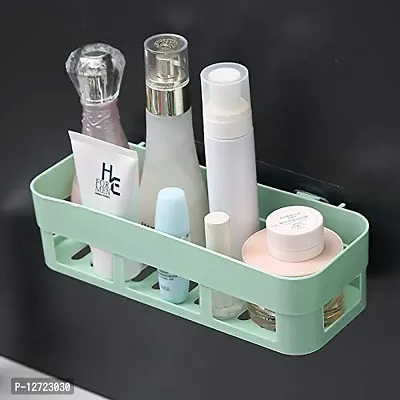 Multipurpose Kitchen Bathroom Shelf Wall Mounted Bathroom Corner Shelf and Rack/Super Adhesive Sticker Support Without Drilling