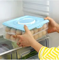 48 Grid Eggs Storage Box, Large Capacity Egg Box, Egg Carrier Container, Egg Storage Case, Eggs Tray Holder with Lid-thumb1