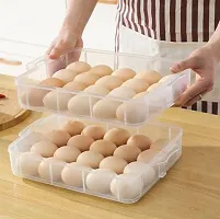 48 Grid Eggs Storage Box, Large Capacity Egg Box, Egg Carrier Container, Egg Storage Case, Eggs Tray Holder with Lid-thumb2