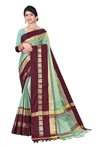 Beautiful Silk Saree with Blouse piece