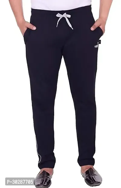 Mens Super Combed Cotton Rich Regular Fit Trackpants with Side Pockets-thumb0