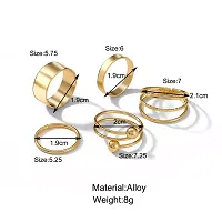 Stylish Fancy Alloy Fashionable Rings Women Accessories For Women And Girls-thumb1