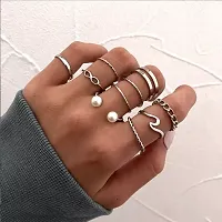 Stylish Fancy Alloy Fashionable Rings Women Accessories For Women And Girls-thumb1