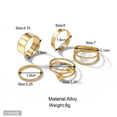 Stylish Fancy Alloy Fashionable Rings Women Accessories For Women And Girls-thumb0