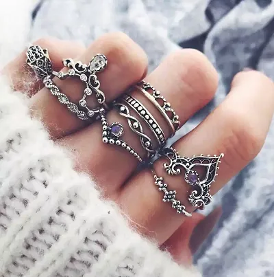 Stylish Fancy Alloy Fashionable Rings Women Accessories For Women And Girls