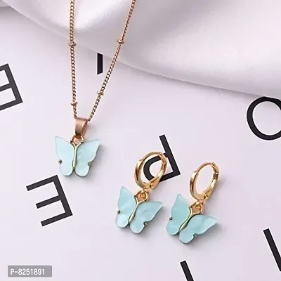 Latest Fashion Style Butterfly Necklace for Beautiful Women and Girls