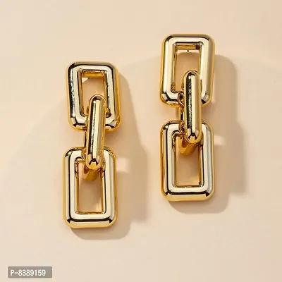 Stylish Brass Earrings For Women-thumb0