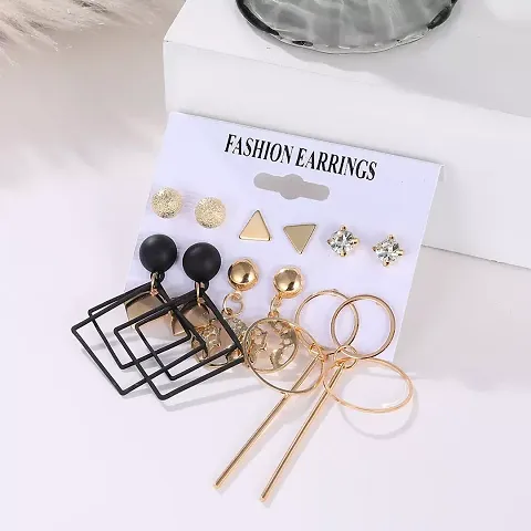 Stylish And Pearl Stud Earrings Jewellery For Women