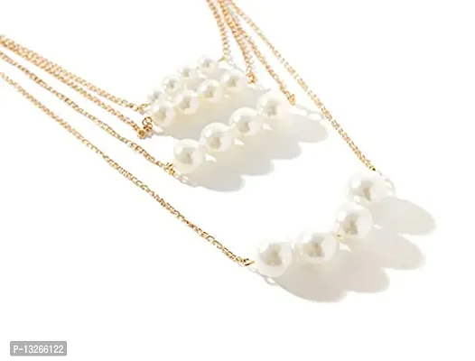 fashionable shining pearl necklace for women and girl-thumb3