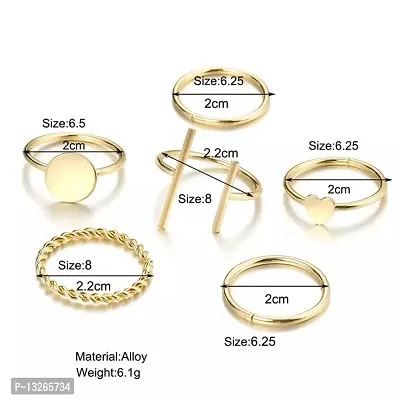 Pinapes Latest Multi Designs Silver Rings for Women and Girls-thumb4