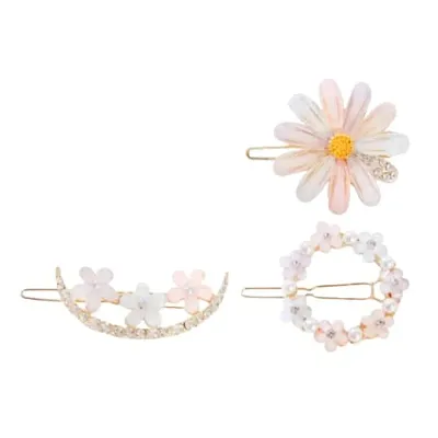 Flower Design Jooda Pin Pearl Hairpin Comb For Women And Girls