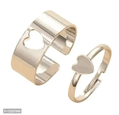 Pinapes Fancy Couple Rings For Girls And Women-thumb0