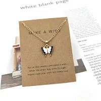 Small Pendant of Butterfly Necklace For Women and Girls-thumb1