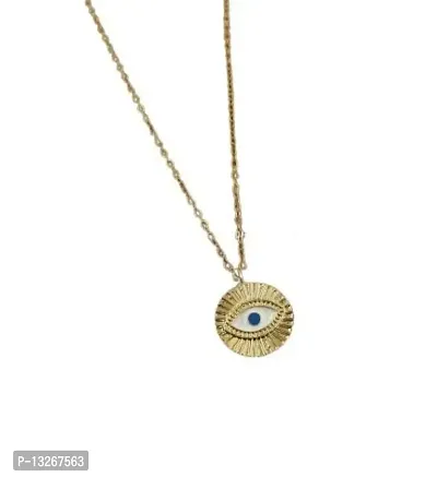 Pinapes Ethnic Iris Devil's Eye Necklace For Women-thumb0
