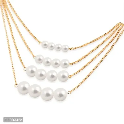 fashionable shining pearl necklace for women and girl