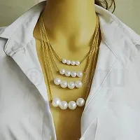 Multi Pearl Style Neckalce Layered For Girls And Women-thumb3