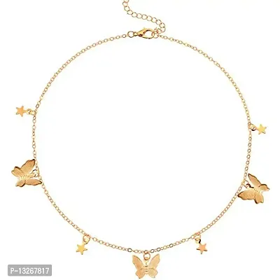 Multi Style Star With Butterfly Necklace GIrls Women Wear Jewelry