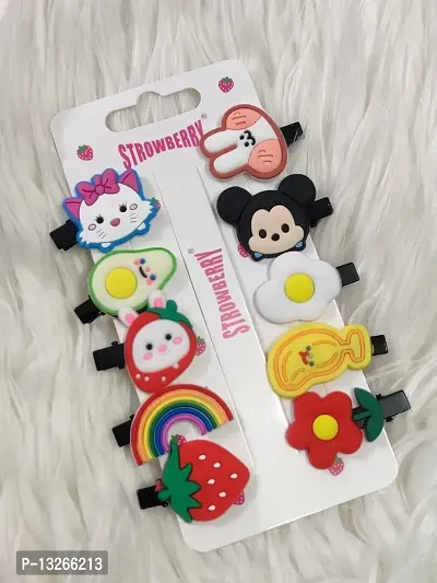 Fancy Multicolor Baby Hairclips Set-thumb0