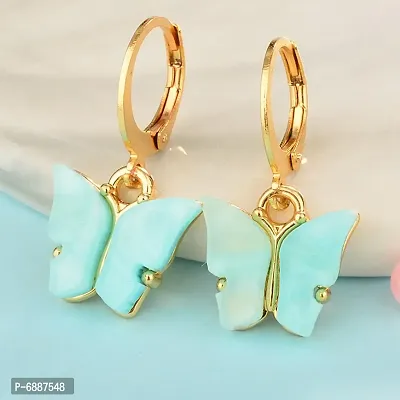 Butterfly Earrings Tiny Hoop Earrings Colorful Butterfly Earrings For Women Girls
