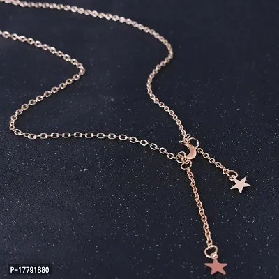 Dual Star Moon Layer Necklace | A Simple and Elegant Way to Add a Touch of Magic to Your Look-thumb2