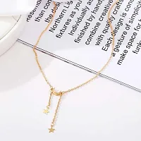 Dual Star Moon Layer Necklace | A Simple and Elegant Way to Add a Touch of Magic to Your Look-thumb2