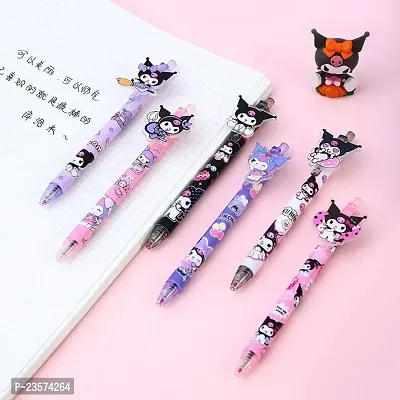 Silly Panda Kuromi Gel Pens set School Office 0.5mm ink Neutral Pen Supplies Stationery Gift Random Pen of 3