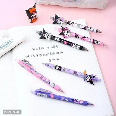 Silly Panda Kuromi Gel Pens set School Office 0.5mm ink Neutral Pen Supplies Stationery Gift Random Pen of 5-thumb0