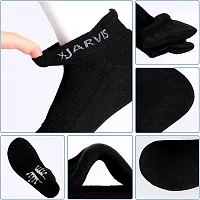 XJARVIS Men's and Women's Combed Cotton Ankle Length Socks With All Day Comfort Ankle Socks for Gym, Running, Sports, Training  Hiking - Pack of 4 Pairs (Multicolor; Free Size)-thumb1