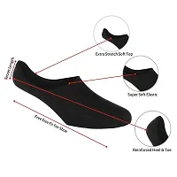 XJARVIS No Show Low Cut Loafer Socks for Men  Women with Combed Cotton for Sports, Running  Hiking - Solid Pack of 5 (Black; Free Size)-thumb1