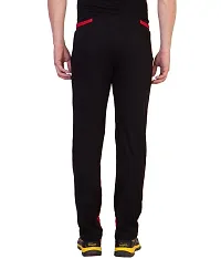 Curvive Men's Red Cotton Track Pants-thumb2