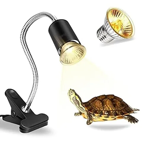 Reptile Heat Lamp 50W Uvauvb Turtle Basking Light With Holder Dimmer Reptile Lamp With Fixture For Aquarium