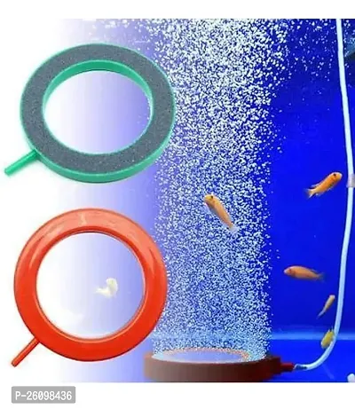 Bubbles Air Oxygen Ring Size 3 Aquarium Air Stone 2 Stone For Fish Tank-thumb0