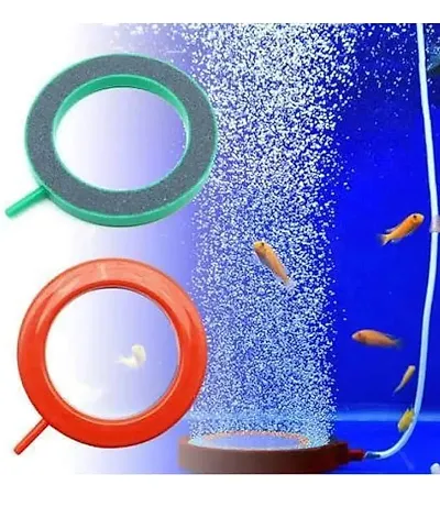 Bubbles Air Oxygen Ring Size 3 Aquarium Air Stone 2 Stone For Fish Tank